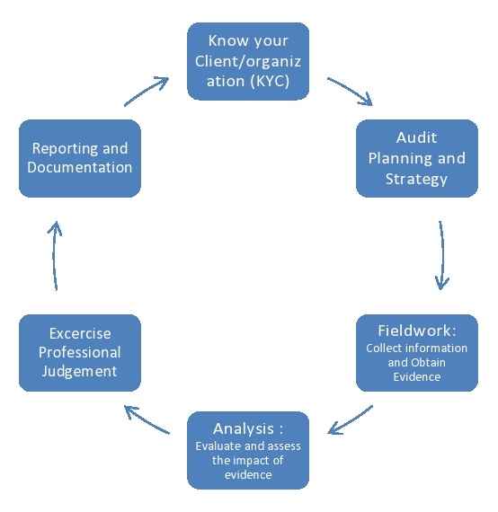 Diagram cyklu audytu